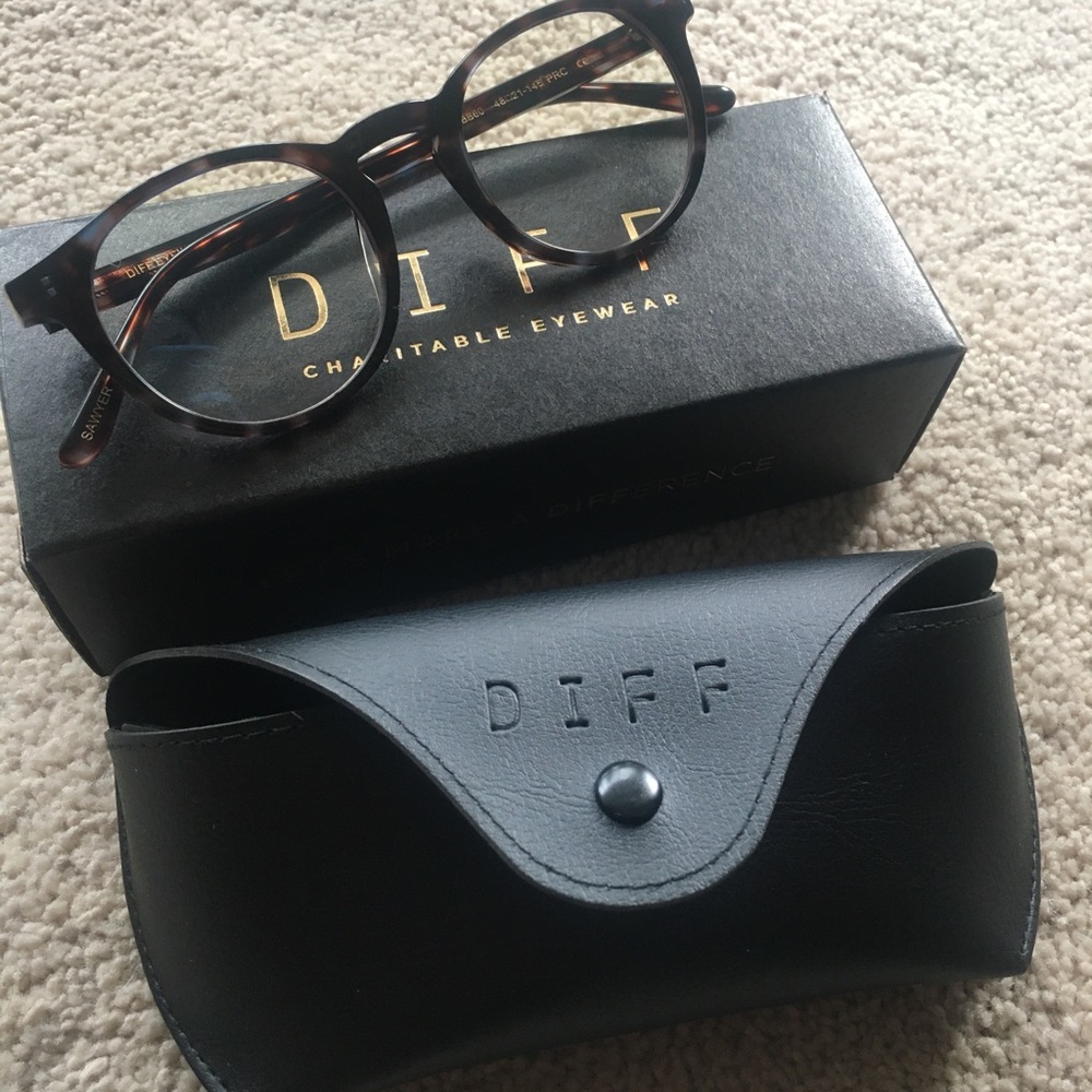 NIB Diff Eyewear Blue Light Glasses (Unisex)